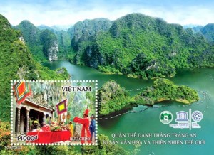 Trang An Scenic Landscape Complex in the northern province of Ninh Binh, which has been recognized as a mixed natural and cultural heritage site by UNESCO