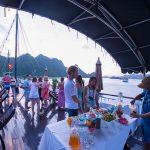 Enjoy Sunset Party on Sundesk - Swan Cruises